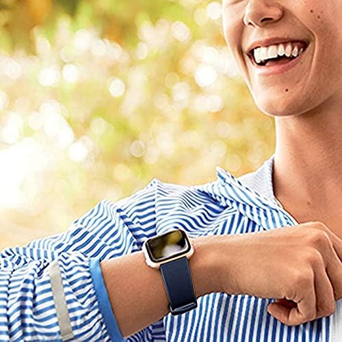 Paquete de 3 correas de silicona suave compatibles para Fitbit Versa 2Fitbit VersaFitbit Versa Lite, correas deportivas ajustables para mujeres y