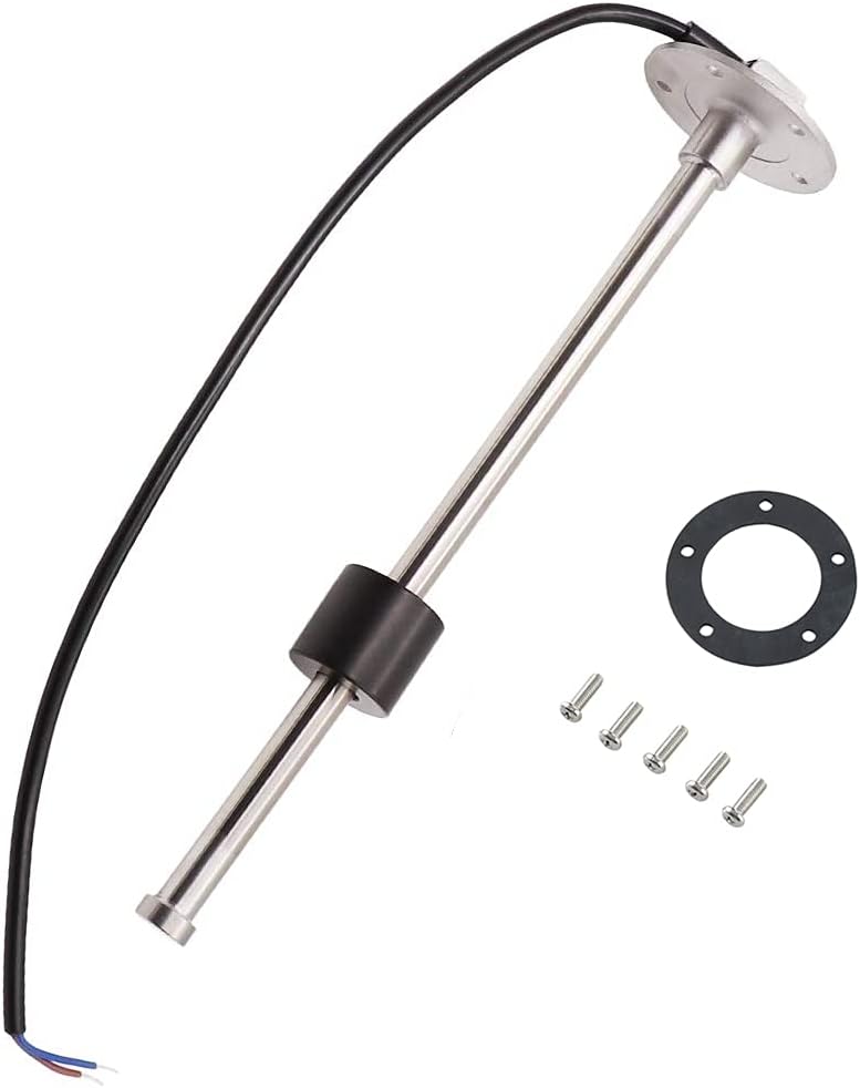 Unidad Marina de sensor con indicador para nivel de combustible, gas, agua, para lancha, vehículo, camión, caravana, 240-33 ohm, 5.9pulgadas