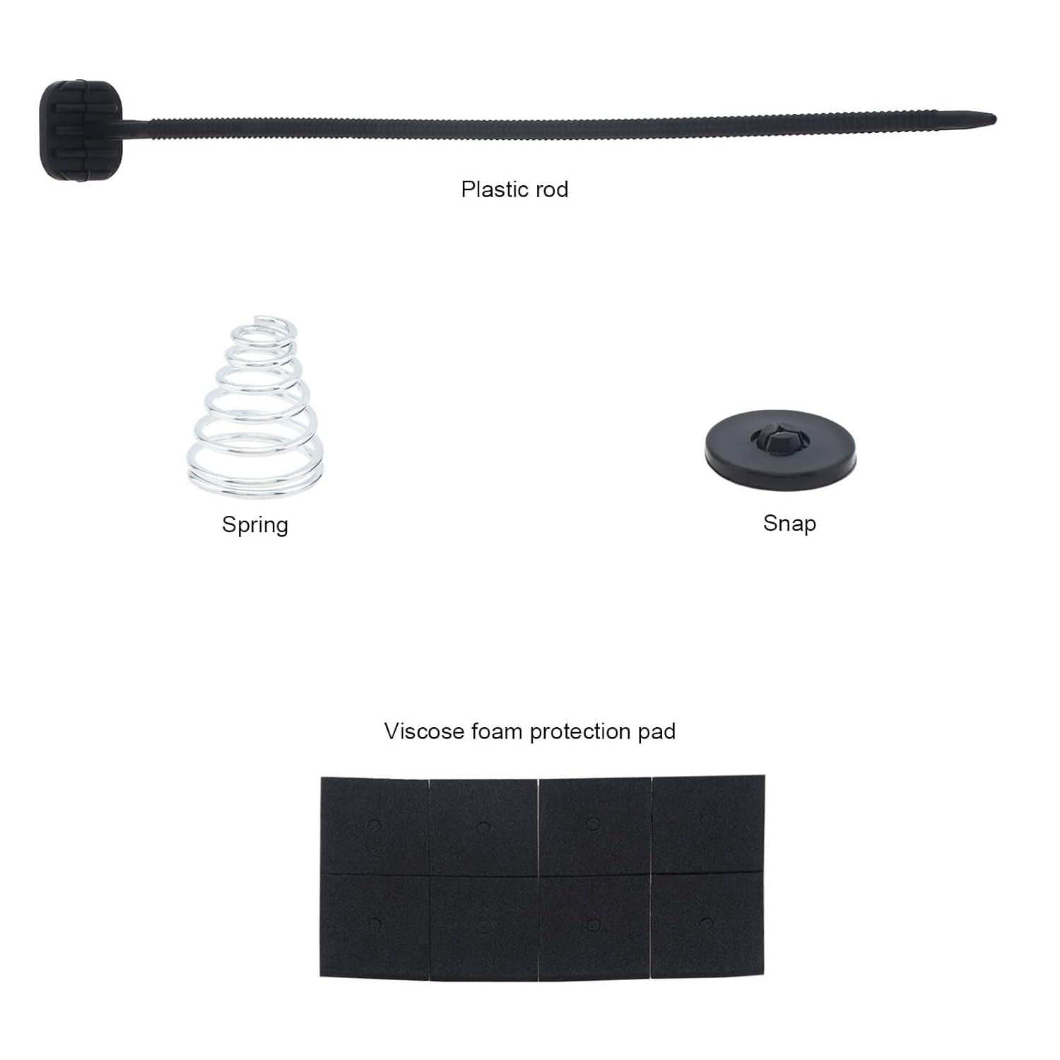 Kit de montaje de ventilador, kit de montaje de ventilador de radiador eléctrico de 12 V para ventilador de refrigeración eléctrico y enfriador de
