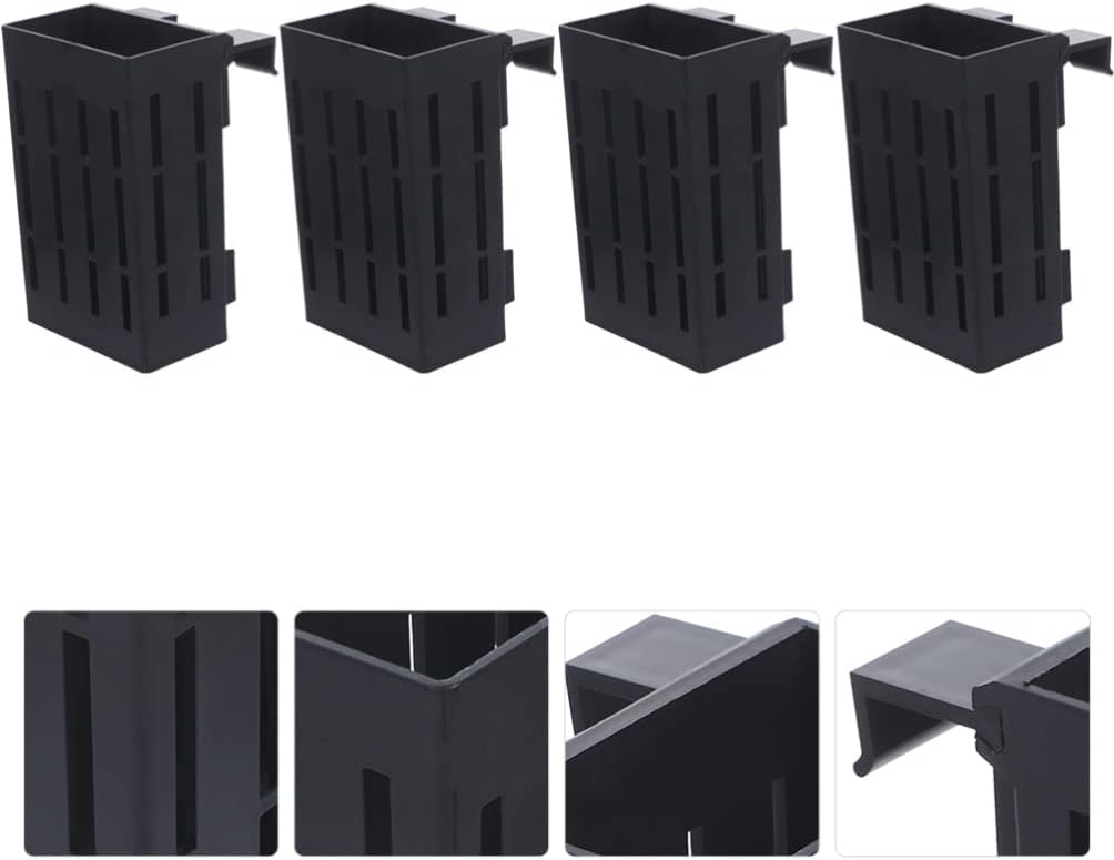 Ipetboom Soporte colgante para plantas de acuario, 4 piezas, maceta acuática con gancho, plantas acuáticas para acuario, plantas de agua para peces