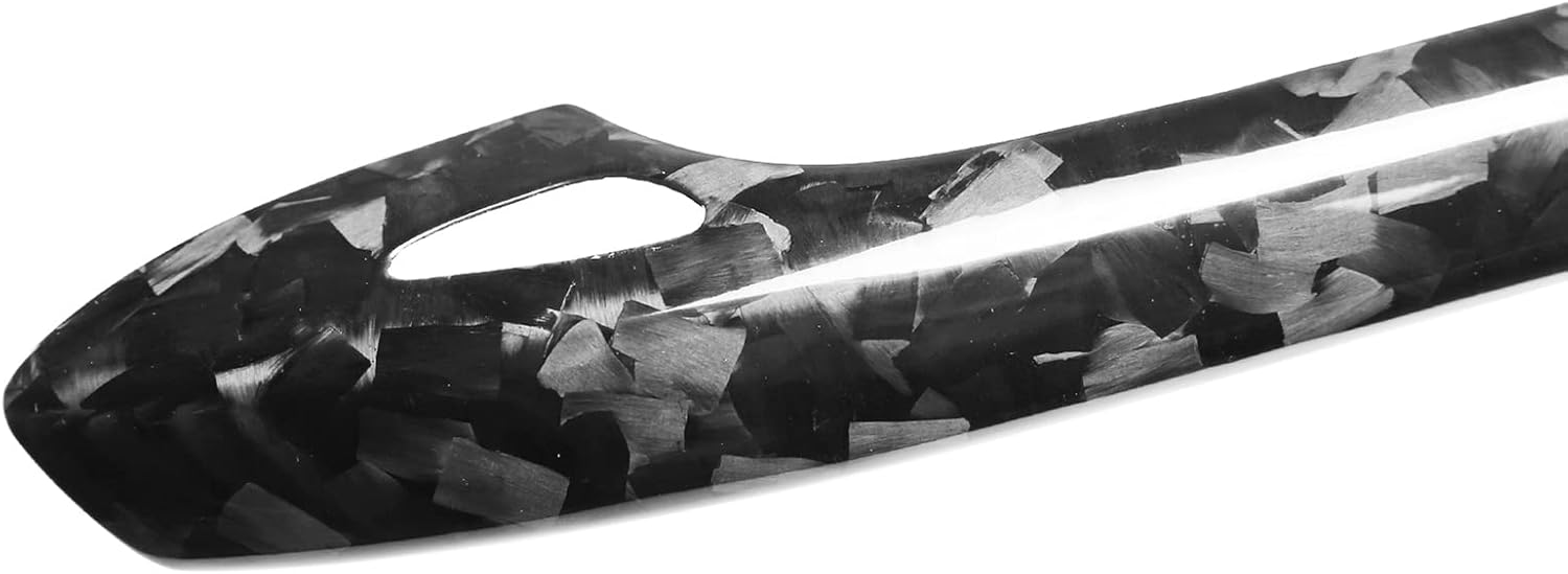Cubierta de fibra de carbono forjada para manija de puerta exterior para Porsche 911 718 2016-2020
