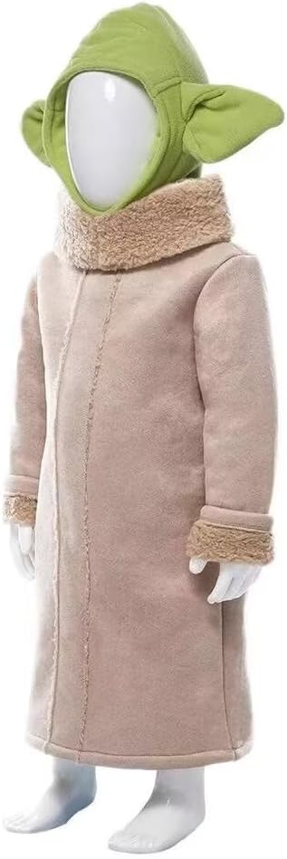 Disfraz de bebé para niños, cosplay, mandaloriano, abrigo, sombrero, lindo para niños y niñas