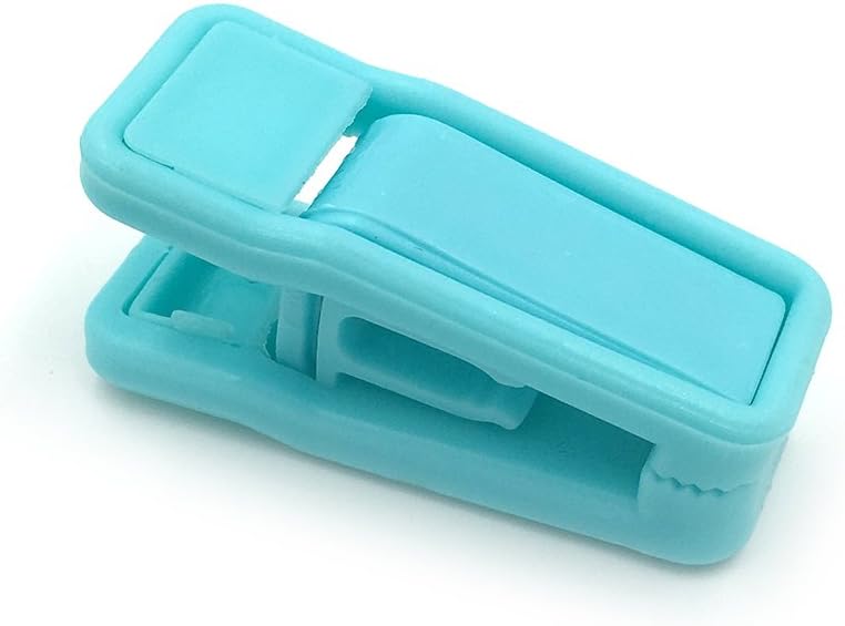 Clips de plástico para colgar ropa (20, aguamarina)