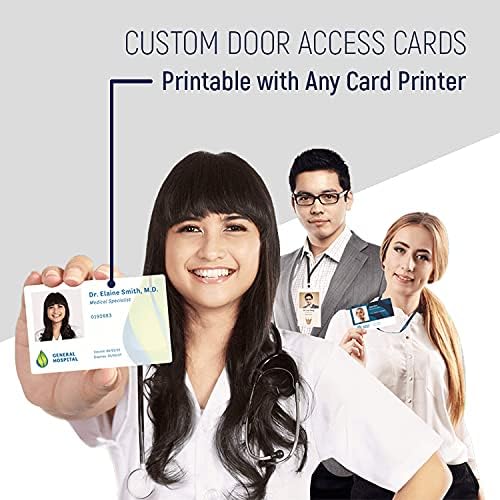 Tarjetas HID iClass programadas personalizadas, HID genuino, formato H10301 de 26 bits (100)
