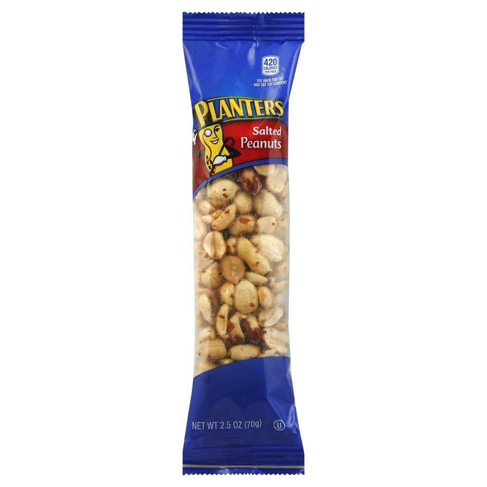 Planters Cacahuetes Salados 2.5 oz Pegged
