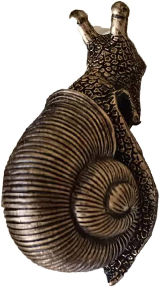 Estatuas de caracol, maceta, figura de caracol, adornos de jardín, resina de animales, maceta, abrazador para patio, balcón