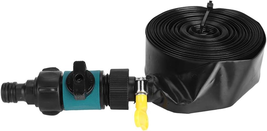 Fydun Garden Trampoline Water Sprinkler Hose Outdoor Cooling Wate Tool Summer Water 15m Garden Trampoline Water Sprinkler for Family (15m  49.2ft)