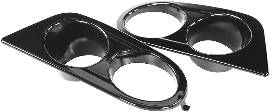 2 unids parachoques delantero Foglight cubierta doble agujeros coche accesorio apto para E46 M3 2126 parachoques antiniebla cubierta delantera de
