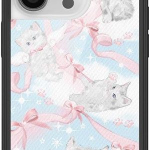 Wildflower Fundas – Funda para iPhone 14 Pro de gatito alrededor Wildflower Fundas – Funda para iPhone 14 Pro de gatito alrededor