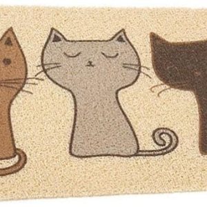 iplusmile Contenedores de plástico Alfombra para sentarse para mascotas, tapete de arena para gatos, suministros para mascotas, alfombrilla de iplusmile Contenedores de plástico Alfombra para sentarse para mascotas, tapete de arena para gatos, suministros para mascotas, alfombrilla de