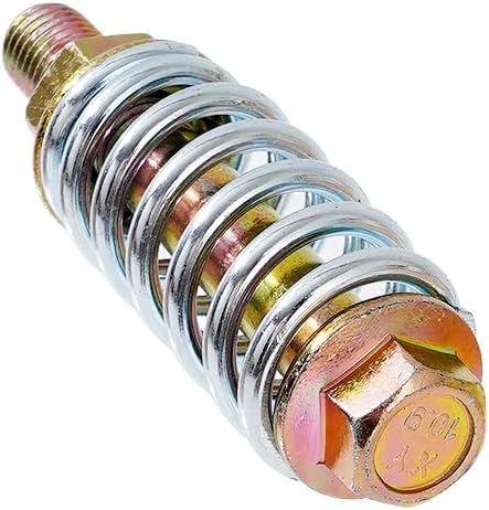M10-0.049 x 2.638 in Kit de pernos y tuercas de resorte de escape, clase 10.9 de repuesto para pernos de escape y kit de accesorios de resorte (4)