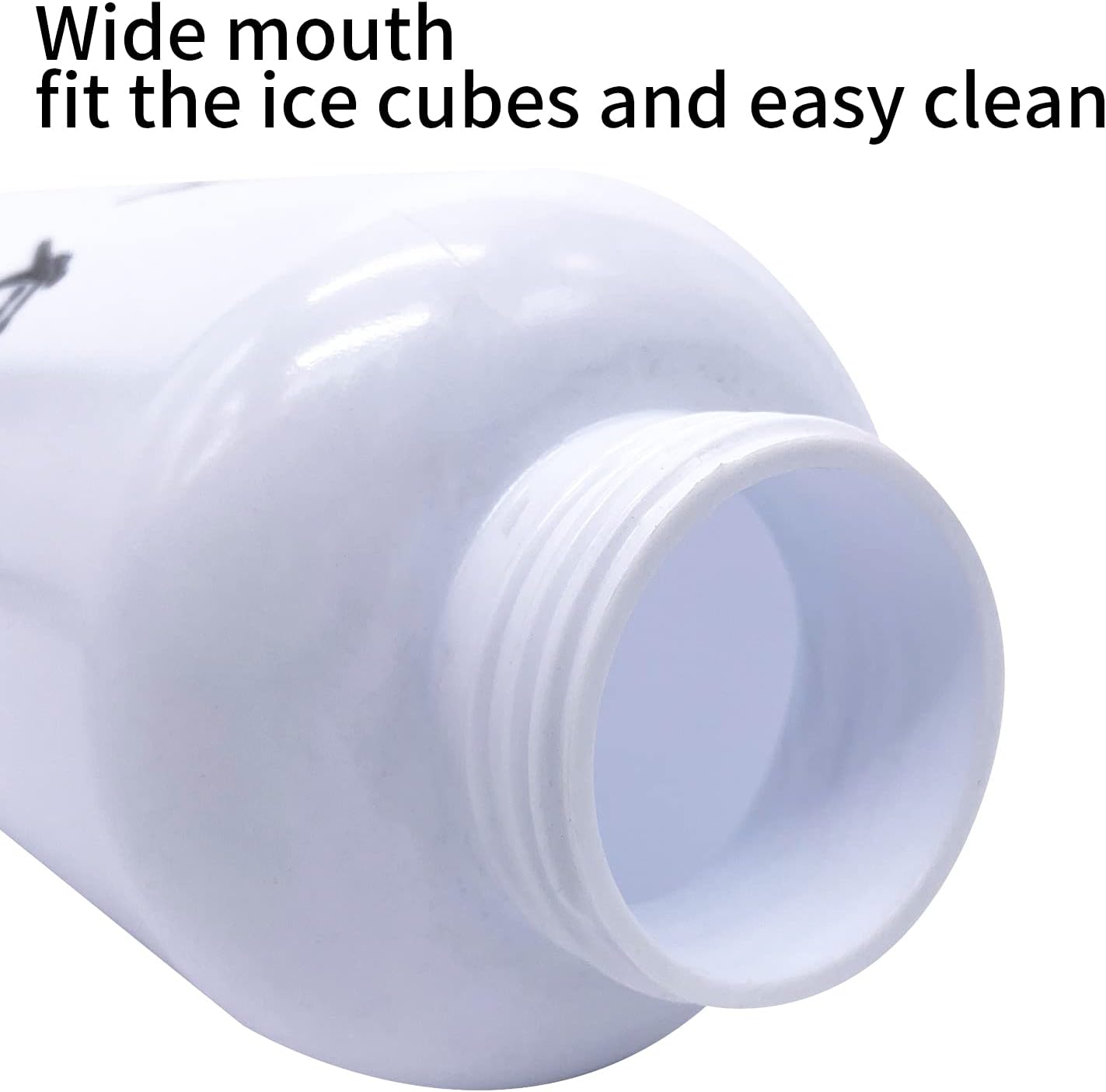 Botella de agua de hockey con pajita larga de 1 litro, botellas de agua de 1 litro, sin BPA, botella de agua de lacrosse para deportes, portero,