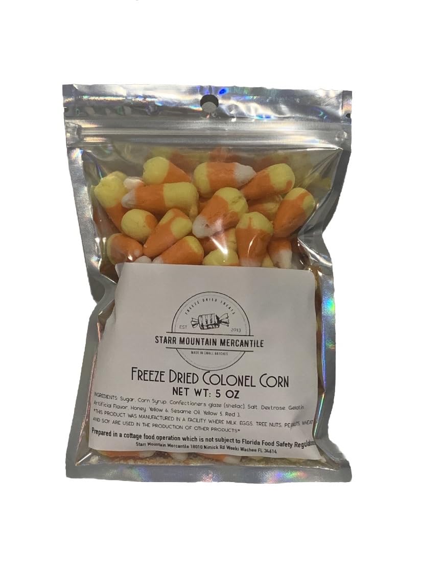 Maíz de caramelo liofilizado SUPER CRUNCHY 5 onzas (4.97 oz) Halloween