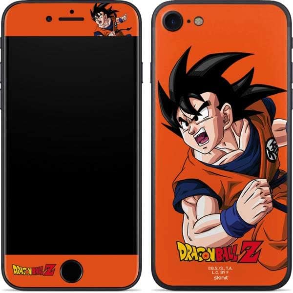 Skinit Calcomanía para teléfono compatible con iPhone SE, diseño oficial de Dragon Ball Z Goku Turtle School Uniforme