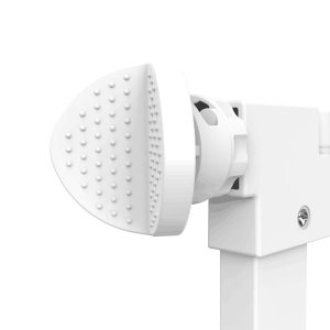 Paquete de 2 adaptadores de barandilla de puerta de bebé para puertas de escalera montadas a presión, kit de piezas de hardware universal para Paquete de 2 adaptadores de barandilla de puerta de bebé para puertas de escalera montadas a presión, kit de piezas de hardware universal para