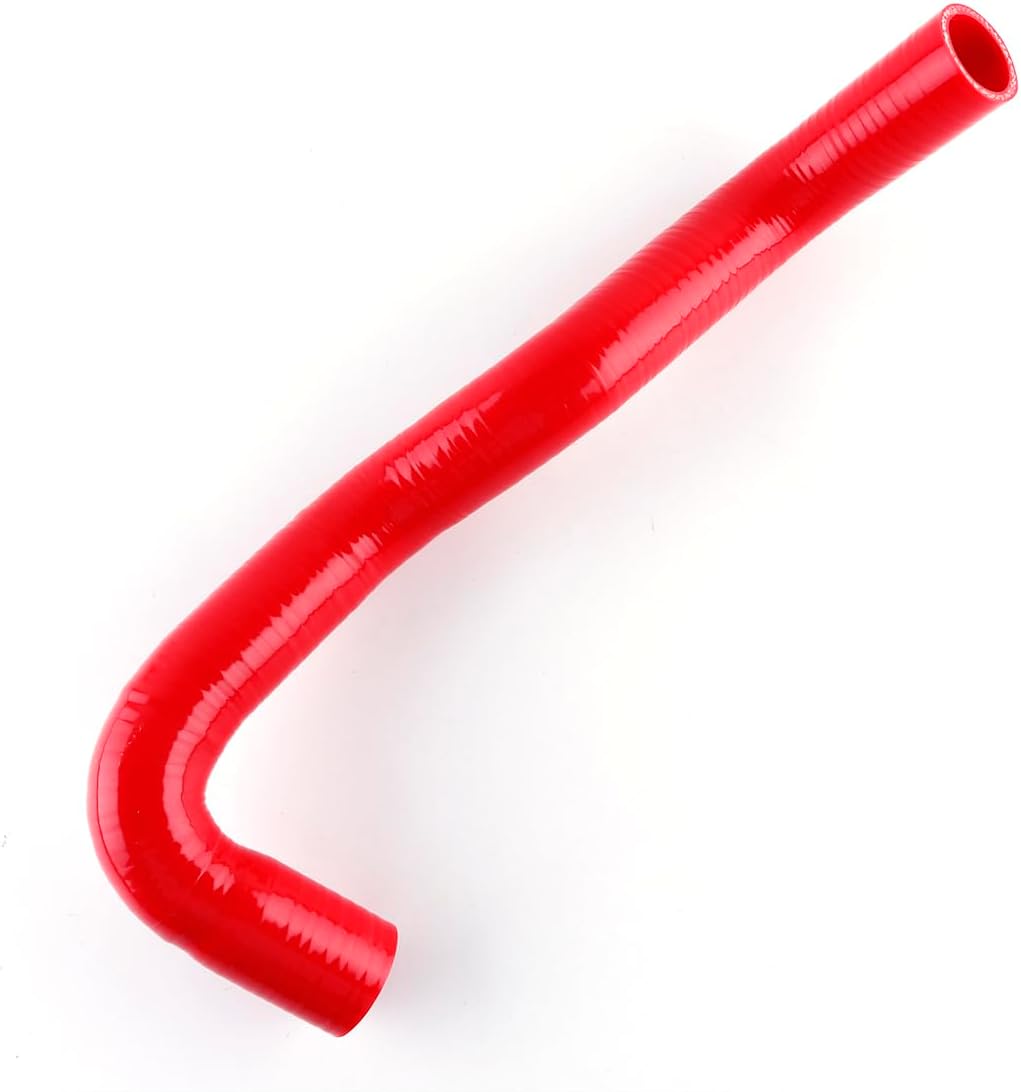 JOIUYOLJ Kit de manguera de radiador de silicona de 3 capas compatible con Toyota Hilux LN65 4Runner LN60 LN61 2.4 Diesel… (rojo)