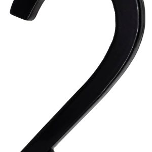 Número de casa moderno de 8 pulgadas, fácil de instalar, número de dirección flotante Montague Metal Products (2, negro) Número de casa moderno de 8 pulgadas, fácil de instalar, número de dirección flotante Montague Metal Products (2, negro)