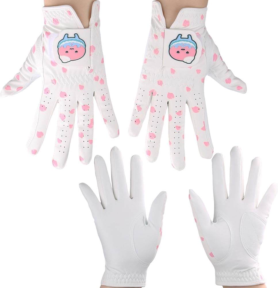 yesntmomo Ladies Women’s Washable Golf Gloves Both Hands,Non-Slip Golf Gloves Elastic Fabric Breathable,Left Right Handed rain hot Golf Accessories