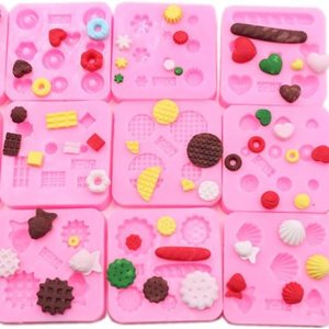 13Pes Mini Moldes de Silicona para DIY Pastel Fondant Galletas Pudín de Azúcar Caramelos Duros Dulces Postre Vela Decoración 13Pes Mini Moldes de Silicona para DIY Pastel Fondant Galletas Pudín de Azúcar Caramelos Duros Dulces Postre Vela Decoración