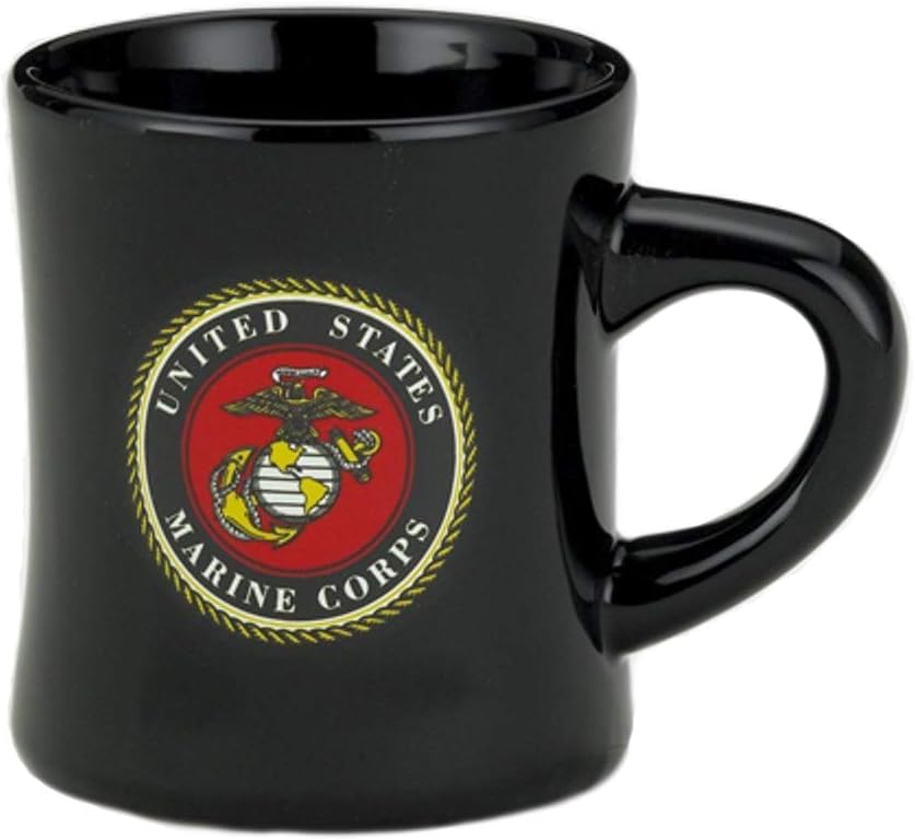 M. Cornell, Inc. – Calcomanía del Cuerpo de Marines de los Estados Unidos, color negro, 8 onzas de gres militar