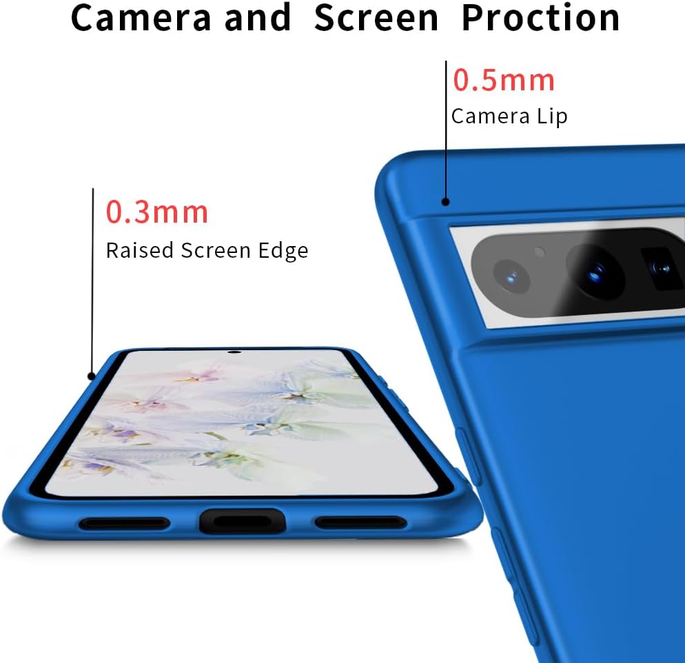 X-level Funda para Google Pixel 8 Pro ultrafina y delgada serie Guardian, fundas para teléfono, suave, flexible, poliuretano termoplástico, acabado