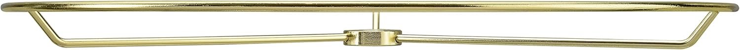 Aspen Creative 20101-11, metal DIY tambor lámpara sombra anillo fuerte, estilo estadounidense araña que se conecta al arpa de la lámpara, anillo