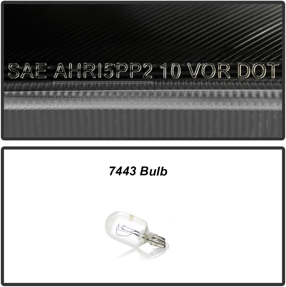 ACANII – Para Honda Civic 2-Door Coupé 2014-2015 Faros Faros Faros de Repuesto Lado del Conductor y del Pasajero