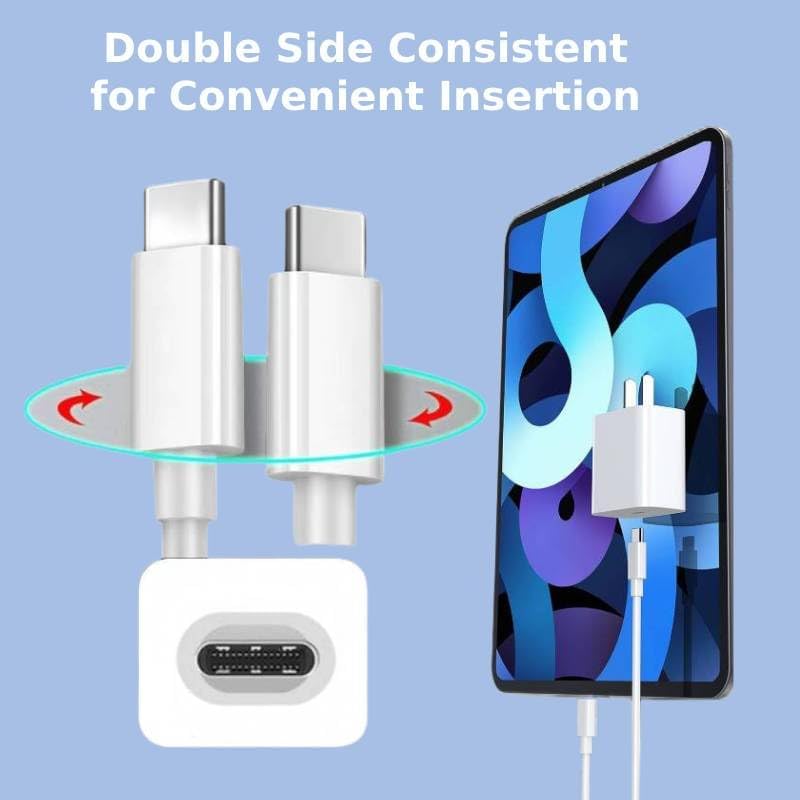 Paquete de 2 Cargador rápido Pixel 8 7 de 30 W para Google Pixel 8 8 Pro 7 7a 7 Pro 6 6a 6 Pro, 6.6 pies, PD USB C, carga rápida con bloque (sin