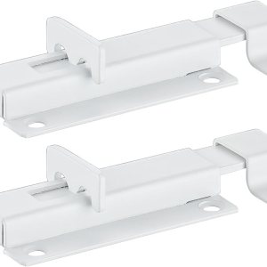 XXW 103BB-WH-2 – Pestillo de puerta corredera de acero inoxidable grueso, 3 pulgadas, blanco, paquete de 2, 103BB-WH-2 XXW 103BB-WH-2 – Pestillo de puerta corredera de acero inoxidable grueso, 3 pulgadas, blanco, paquete de 2, 103BB-WH-2