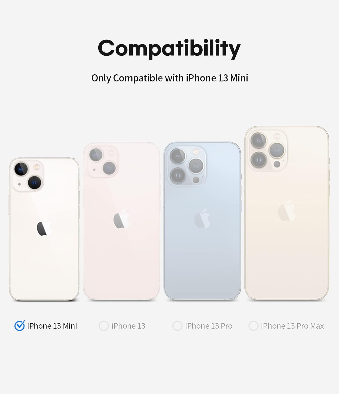 GOOSPERY Funda de silicona líquida compatible con iPhone 13 Mini, suave al tacto, protección de cuerpo completo, a prueba de golpes, con forro de