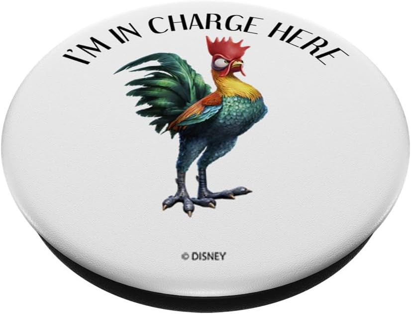 Disney Moana Hei Hei I’m In Charge Here PopSockets PopGrip agarre intercambiable para teléfonos y tabletas