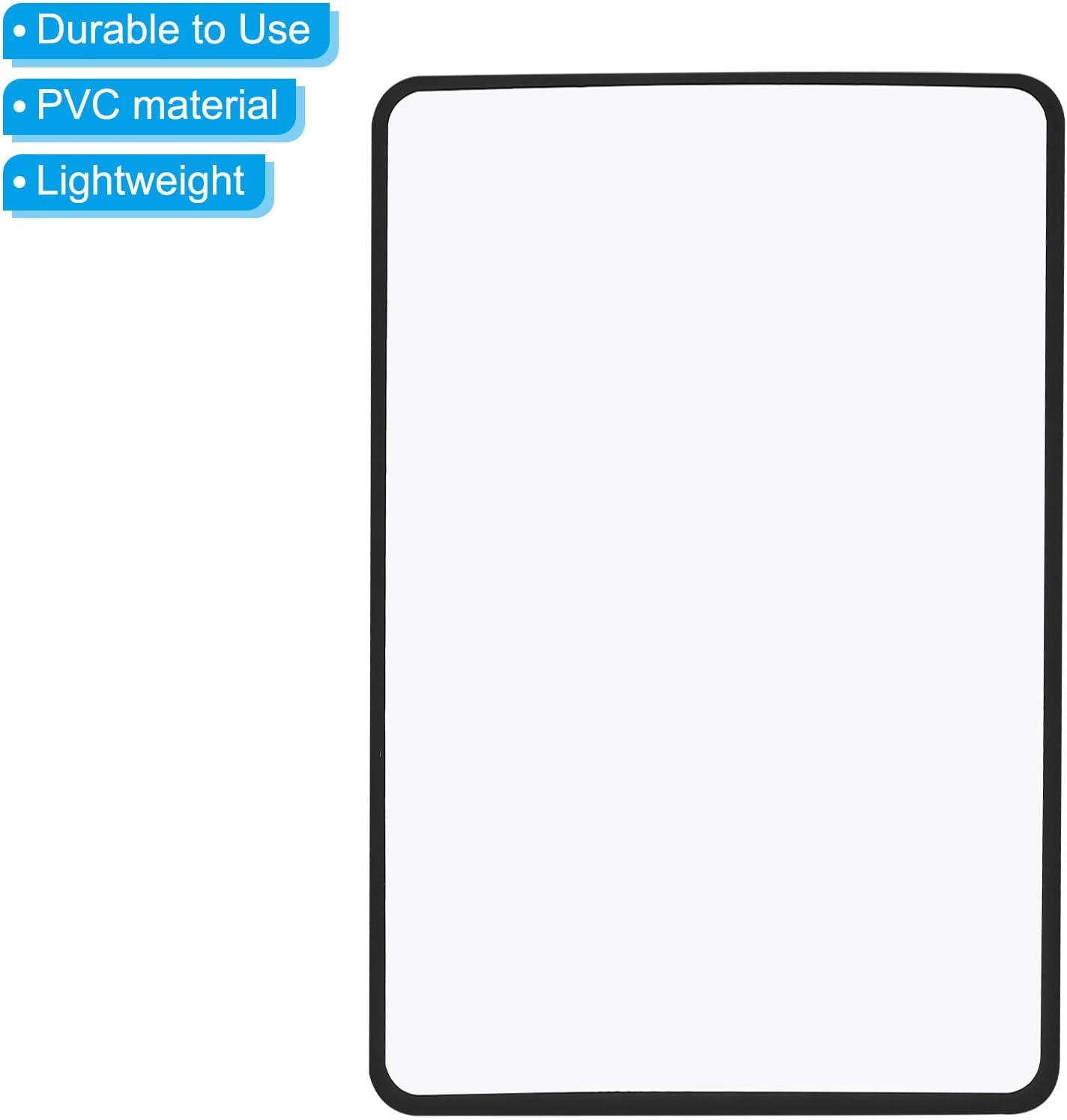 PATIKIL Lupa de 3 marcapáginas, paquete de 4 lupas de visión completa de páginas de libros, lámina de PVC para personas con baja visión, lectura de
