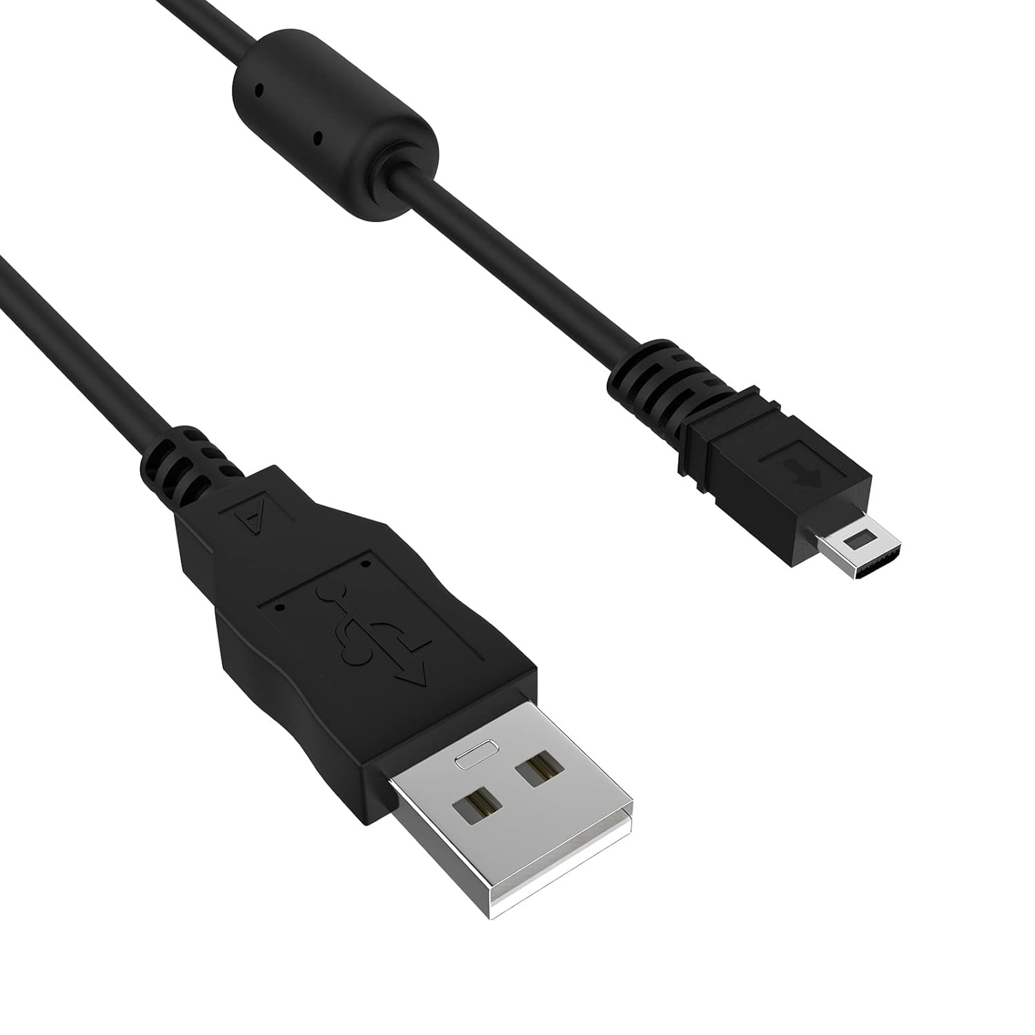 Alitutumao Cable de transferencia de cámara USB UC-E6 UC-E23 UC-E17 compatible con Nikon Coolpix D750, D3300, D5500, D5300, D7100, D7200, Fujifilm