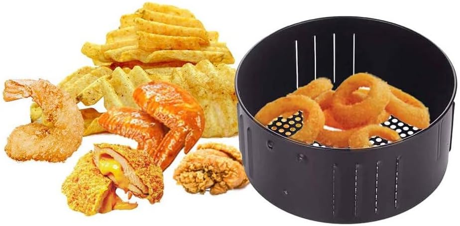 Cesta de repuesto para freidora de aire, para todos los hornos de freidora de aire, accesorios para freidora de aire, cesta antiadherente, 3.5L