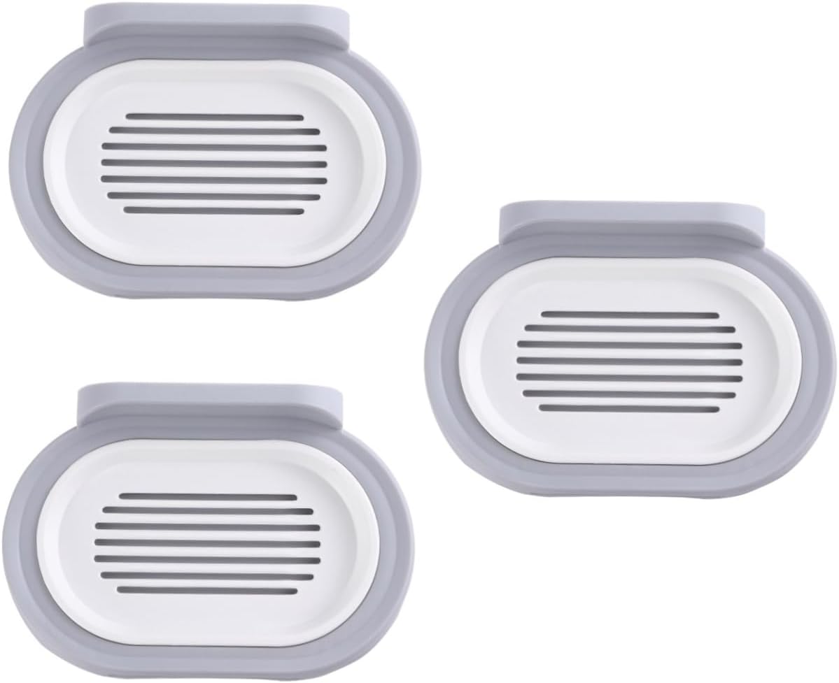 Zerodeko Soporte para jabonera de pared, soporte para jabón montado en la pared, organizador de fregadero de cocina, soporte de jabón de ducha,