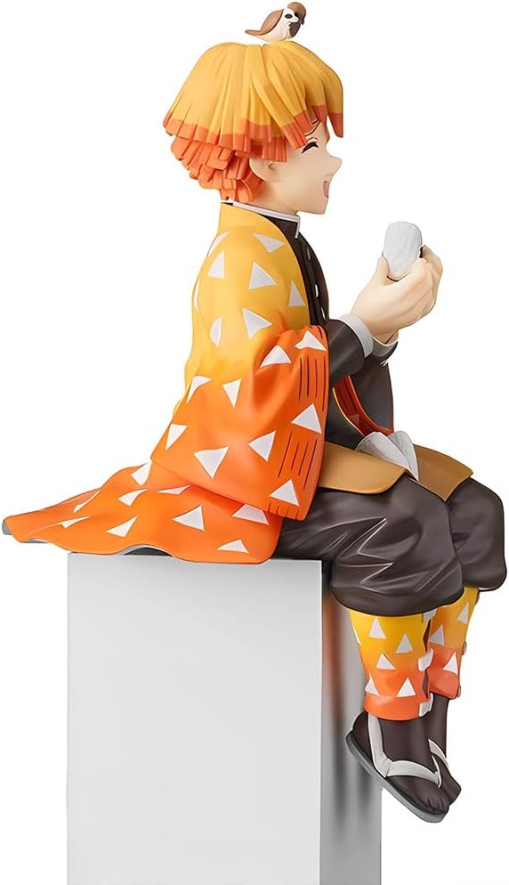 Agatsuma Zenitsu Figura de acción Comiendo Bolas de Arroz Serie Figuras de Demonio Monster Slayer Colección Ghost Slayer Juguetes Decoración de