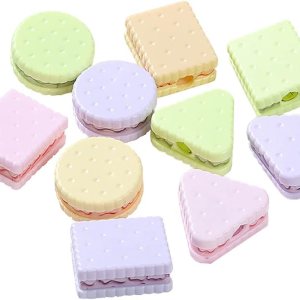 8 piezas de lindos sacapuntas de galletas para niños, niños y estudiantes de escuela primaria 8 piezas de lindos sacapuntas de galletas para niños, niños y estudiantes de escuela primaria