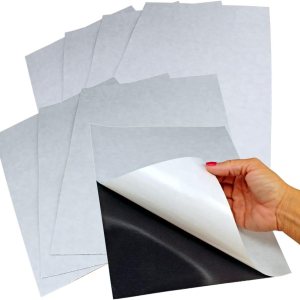 LITKO Hoja magnética flexible  Parte trasera adhesiva fuerte  Pelar y pegar  8.5 x 11 pulgadas  Tamaño carta (paquete de 3, 20 mil) LITKO Hoja magnética flexible  Parte trasera adhesiva fuerte  Pelar y pegar  8.5 x 11 pulgadas  Tamaño carta (paquete de 3, 20 mil)