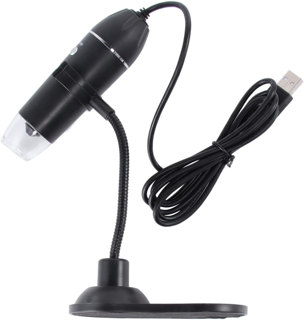 HOMSFOU 8 microscopio digital de aumento microscopio electrónico microscopio microscopio digital USB lupa microscopio USB microscopio electrónico