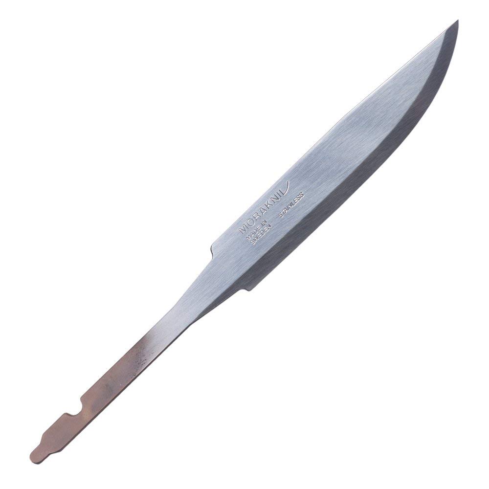 Morakniv Espacio en blanco clásico del cuchillo del acero inoxidable No.1 de la cuchilla del cuchillo para la fabricación del cuchillo, 3,9 pulgadas