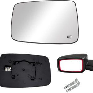Espejo lateral del conductor de repuesto para Dodge Ram 1500 2500 2013 2014 2015 2016 2017 2018 Dodge Ram 1500 2500 – Espejo convexo, espejo Espejo lateral del conductor de repuesto para Dodge Ram 1500 2500 2013 2014 2015 2016 2017 2018 Dodge Ram 1500 2500 – Espejo convexo, espejo