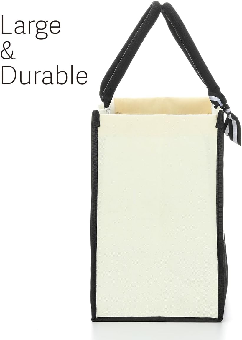 Noun – Bolsa de playa personalizada para mujer, bolsa de lona impermeable, regalos inspiradores para niñera, abuela