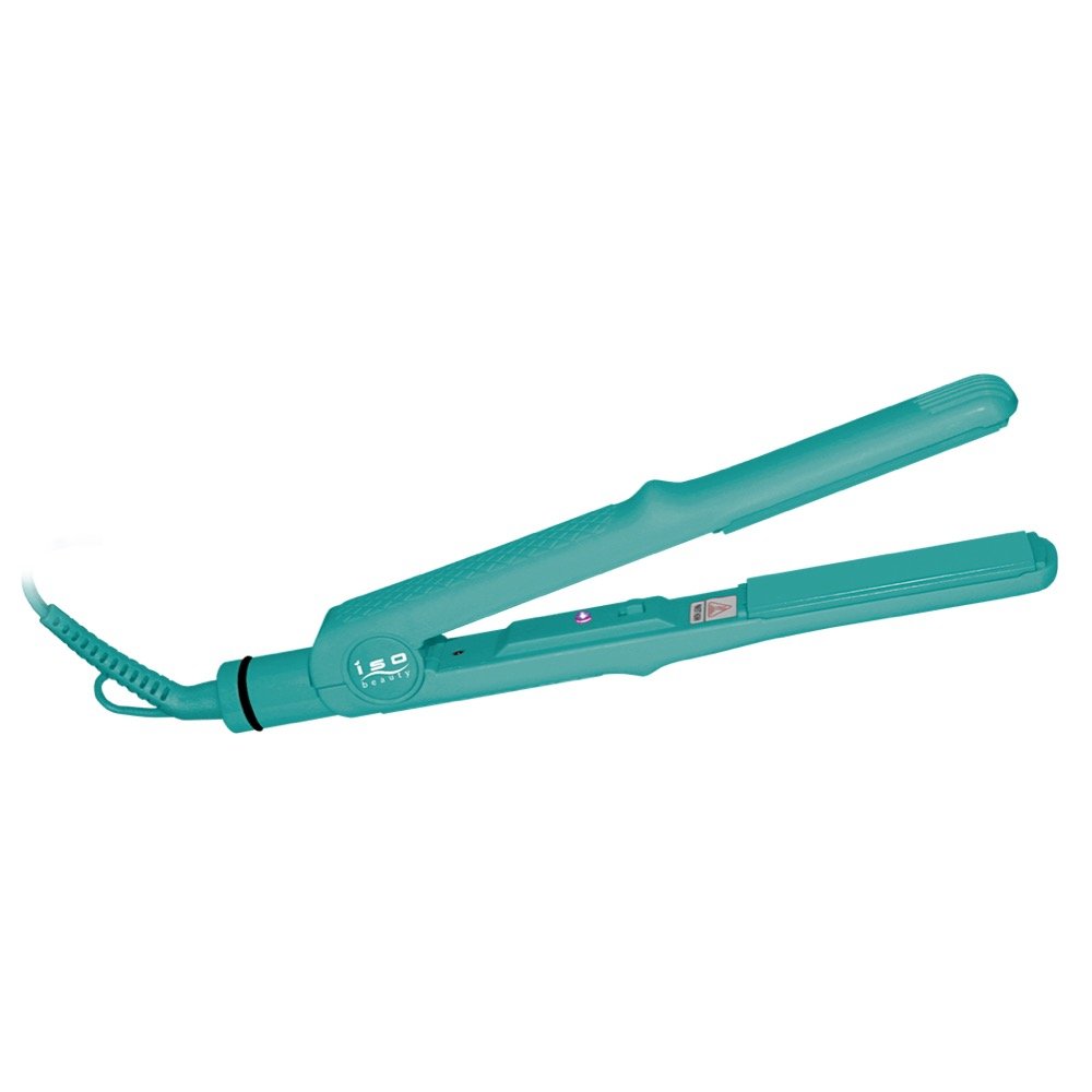 Iso Beauty Turbo Silk Edition – Planchas de titanio resistentes a los arañazos de 1 pulgada (turquesa)