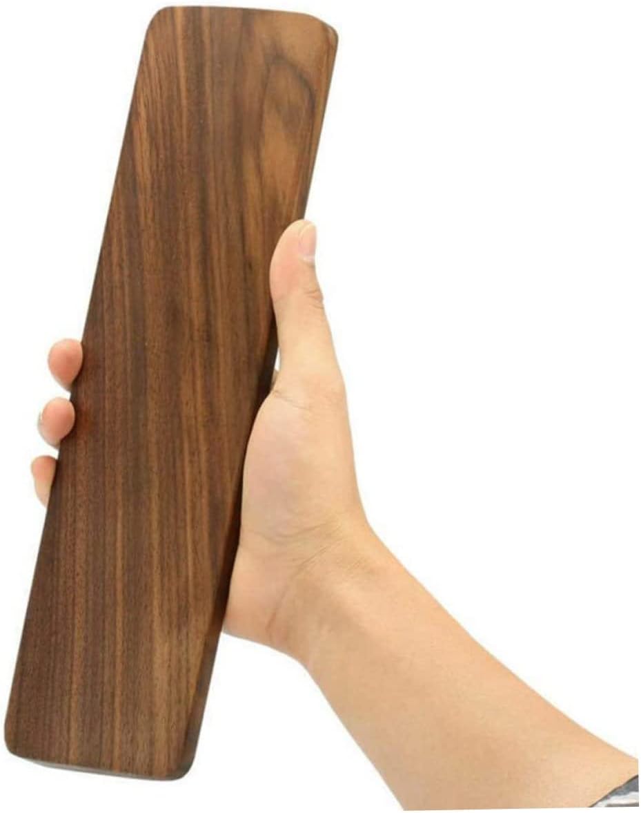 Base de teclado con reposamuñecas de madera, soporte ergonómico para escritorio de juegos, compatible con teclados estándar de 60 teclas y teclado