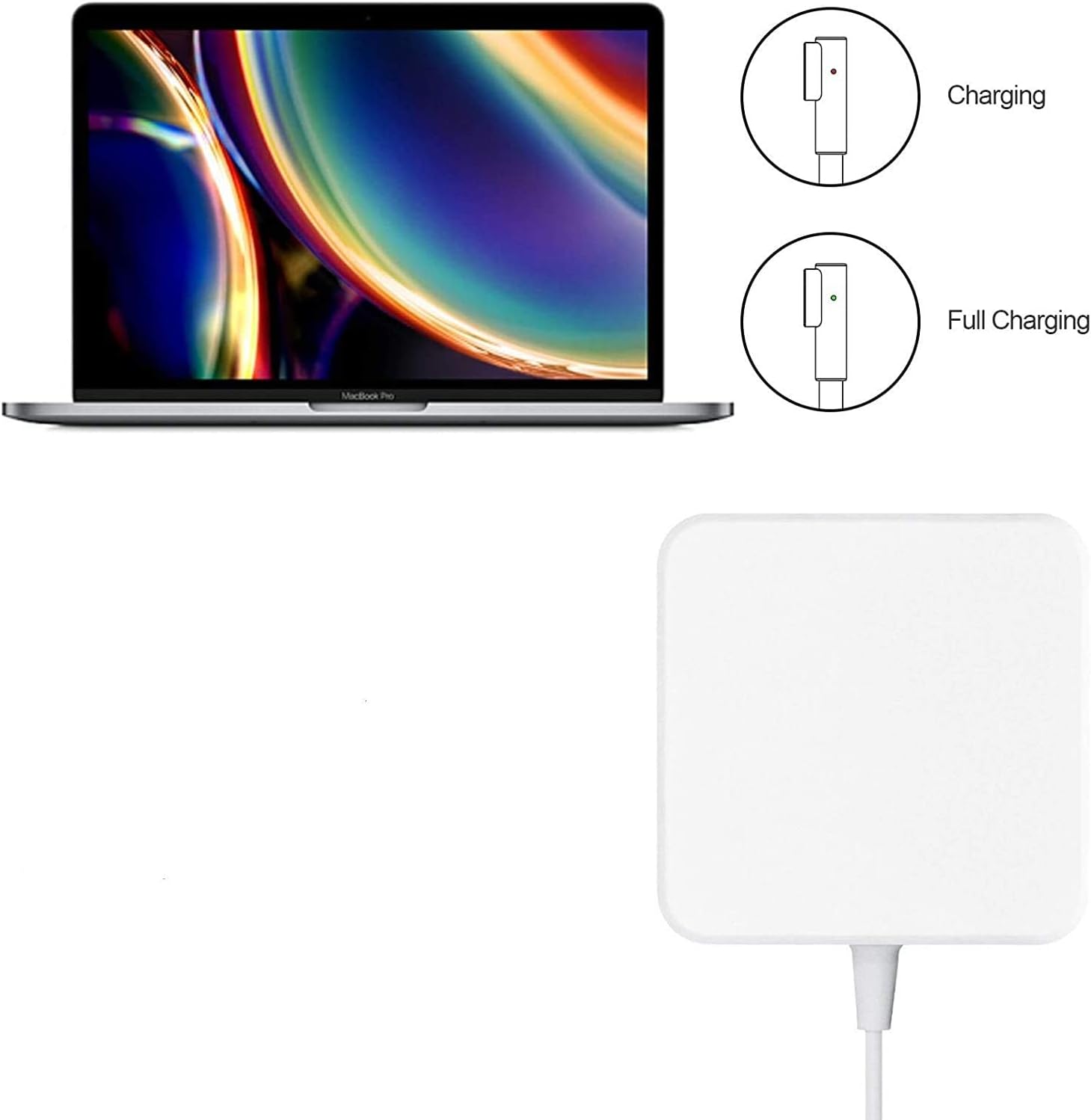 Cargador Mac Book Pro  Reemplazo de punta L de 60 W para adaptador de corriente alterna, compatible con adaptador para Mac Book Pro de 13 pulgadas