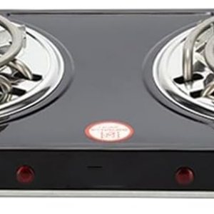 Quemador de encimera compacto y portátil, quemador en espiral doble para encimera, 2000 vatios, controles de temperatura de placa caliente Quemador de encimera compacto y portátil, quemador en espiral doble para encimera, 2000 vatios, controles de temperatura de placa caliente