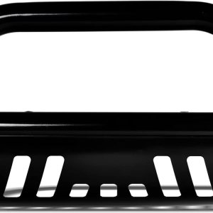 Cepillo de barra de parachoques delantero negro con placa deslizante compatible con 05-21 Frontier  05-07 Pathfinder  05-15 Xterra Cepillo de barra de parachoques delantero negro con placa deslizante compatible con 05-21 Frontier  05-07 Pathfinder  05-15 Xterra