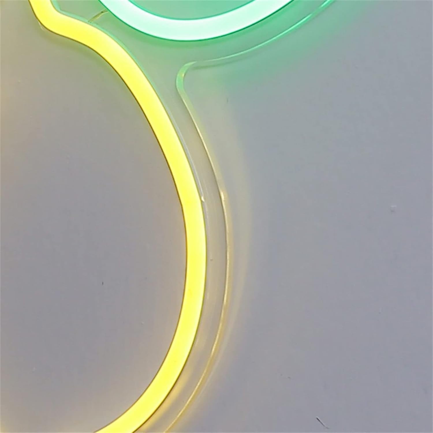 MAXSMLZT Letrero de neón LED Limón Comida Fruta Flexible Lámpara de neón Luz Nocturna Decoración de Pared para Bar Restaurante Frutería Decoración