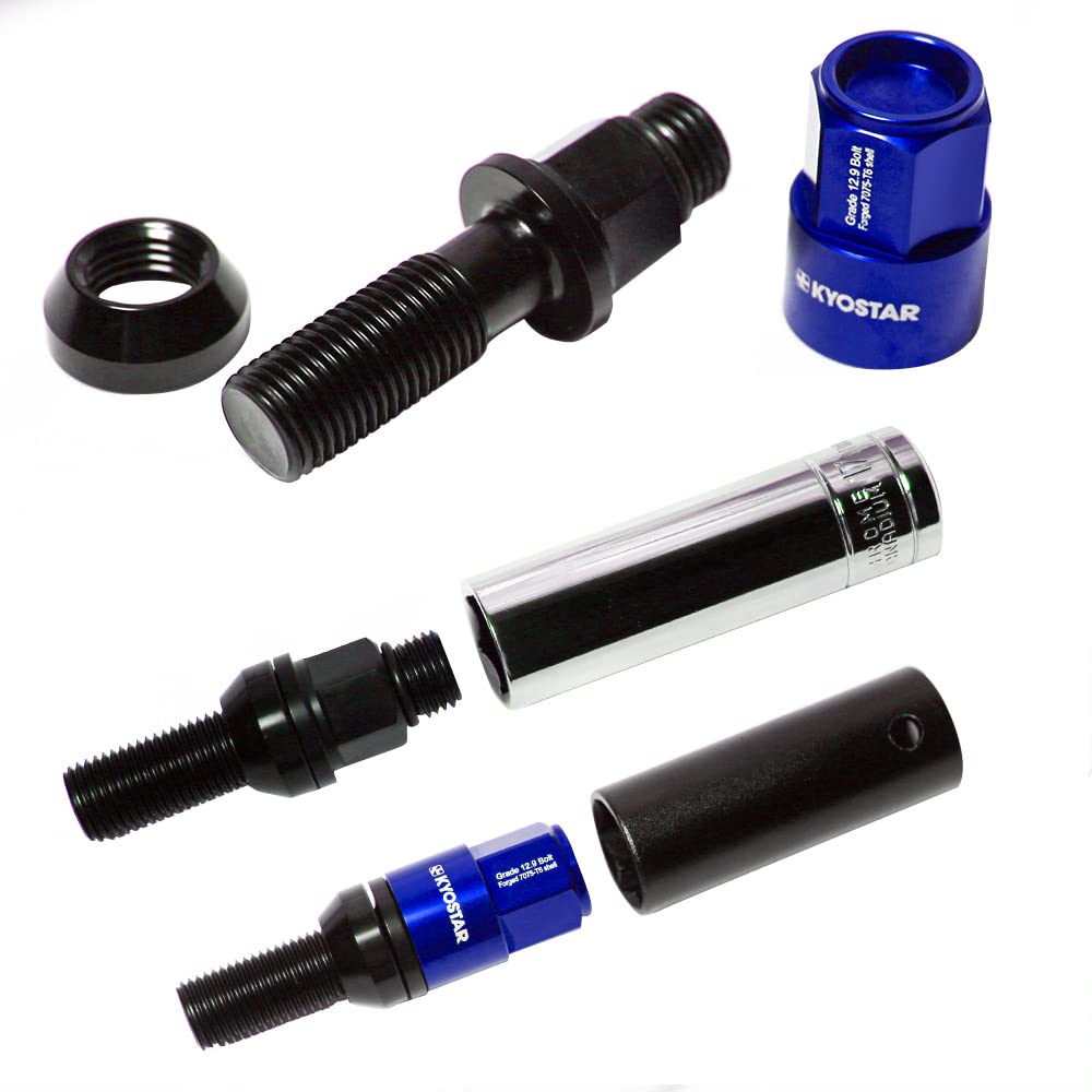 Aluminum Close End Conical Seat Lug Bolt for BMW E46 325 E90 E39 E60 E53 Blue