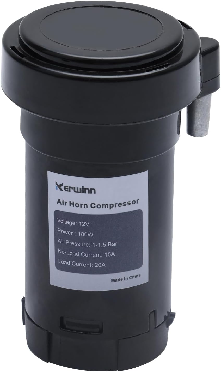 Compresor de aire de 12 V, compresor de bocina de aire de 150 db, bomba de aire para bocina de trompeta, repuesto de bocina de aire, kit de